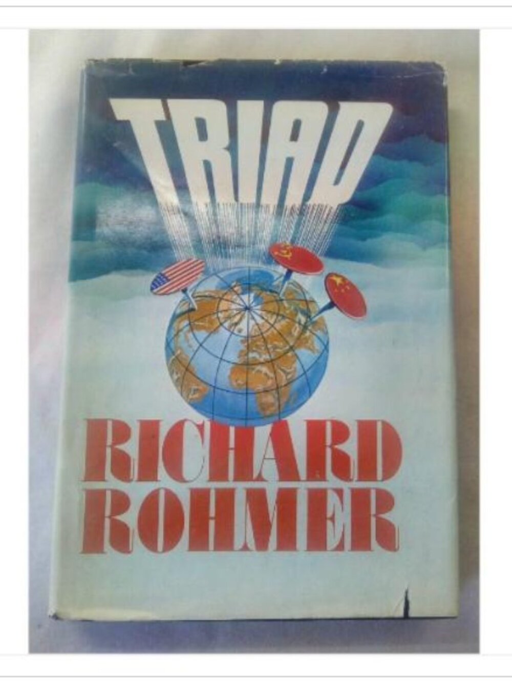 Triad Richard Rohmer 1981 First Edition Hardcover Book Vintage Novel Read